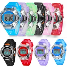 Kids Electronic Digital Watches Waterproof LED Display Watch For Girls Boys Gift