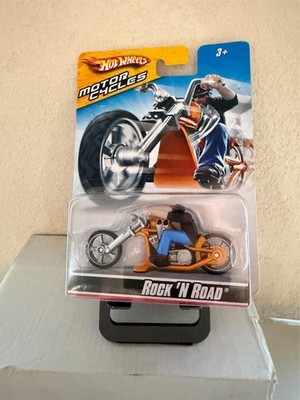 Hot Wheels Motor Cycles Rock 'N Road with Rider Gold A21 | eBay