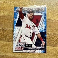 2021 Topps Opening Day - Outstanding Opening Days Bryce Harper #OOD-4