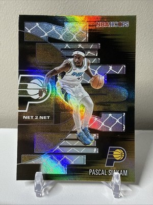 Paskal Siakam 2025-26 Topps NBA Hoops Net 2 Net Light Burst Gold #NTN-25 Pacers