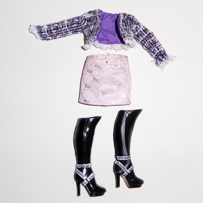 NEU Rainbow High Kleidung von Amaya Raine Style Icons Outfit Rock Jacke Schuhe