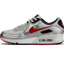 NIKE AIR MAX 90 (Photon DUST/University RED), Size 11.5