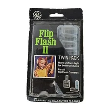 Vintage GE Flip Flash II Single Pack Only! In Box New Old Stock