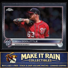 Sean Doolittle 2022 Topps Chrome Update #USC161 Washington Nationals Baseball