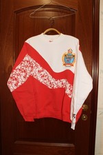 Vintage Reebok Classic World Class Red/white sweater Sweatshirt Top - size L