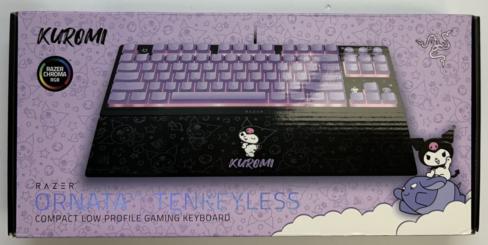 Razer Kuromi Ornata V3 Low Profile Tenkeyless Compact Gaming