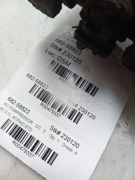 04-08 TOYOTA SOLARA 3.0L 6CYL AC КОМПРЕССОР  - Изображение 4 из 4