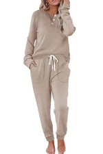 WIHOLL Sweatsuits for Women Set Petite, Two Piece Outfits for Women Casual Be...