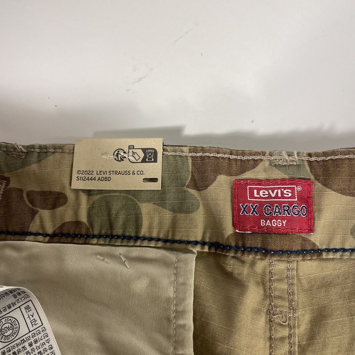 Levis XX Cargo Camouflage Baggy Pants Men