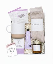 Unboxme Luxury Lavender Spa Gift Set   Relaxation Gift Basket  Care Packa