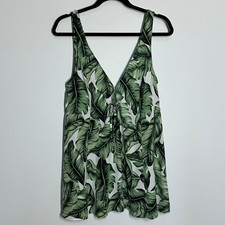 Show Me Your Mumu Leaf Print Mini Dress Sz XS