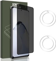 Privacy Schutzfolie 9H Anti-Spy FüR Honor Magic 8 Lite Mit Kameraschutz 1 StüCk