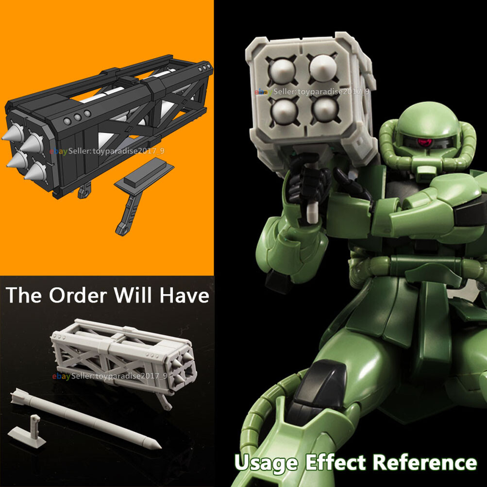 1/144 HG RG Gundam Model Gunpla 30MM Weapon Detail Up Part Missile