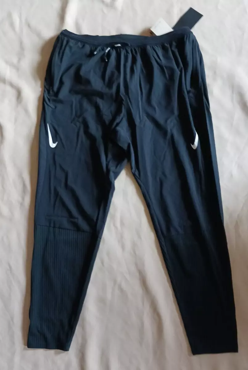 Nike Dri-FIT ADV AeroSwift Racer Running Pants Size XL Black Joggers DM4615  010