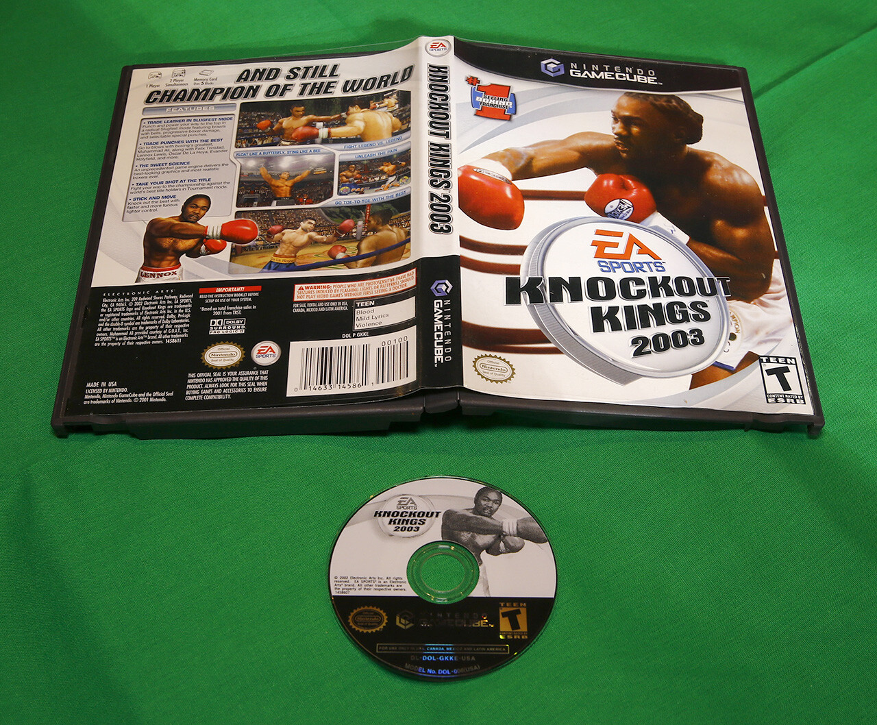 Knockout Kings 2003 • Nintendo GameCube System/Console by EA Sports