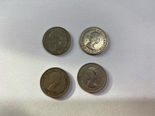 Great Britain 6 pence coins. Set of 7 - Picture 3 of 5