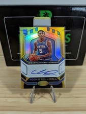 2020-21 Panini Certified Immanuel Quickley Rookie Roll Call Auto Card #7/10
