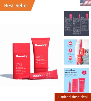 Dermatologist-Approved 3-Step System for Excessive Sweating & Odor Defense