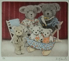 Bernd Hauck (1950) Teddy Bear Family.