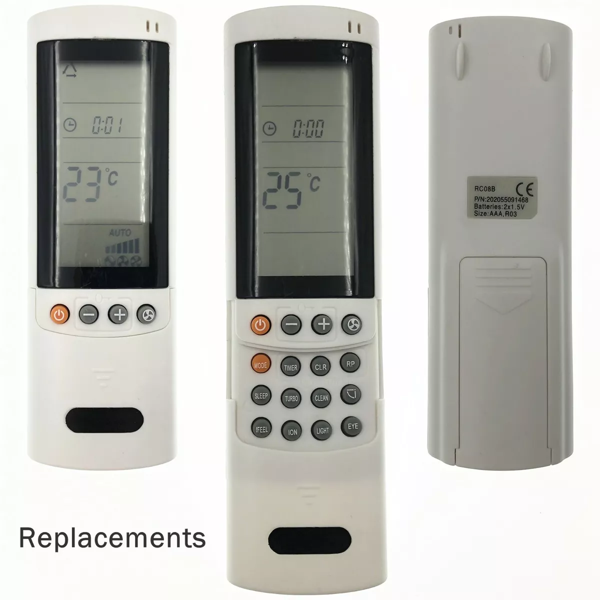 Remote control RC08B For Airwell ELECTRA Johnson ELCO Air Conditioner 7ACEL1712