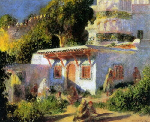 Handmade Oil Painting Reproduction Mosque in algiers - Pierre Auguste Renoir 100 - Picture 1 of 1