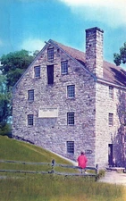 Mount Vernon Virginia George Washington Grist Mill Dogue Run Postcard