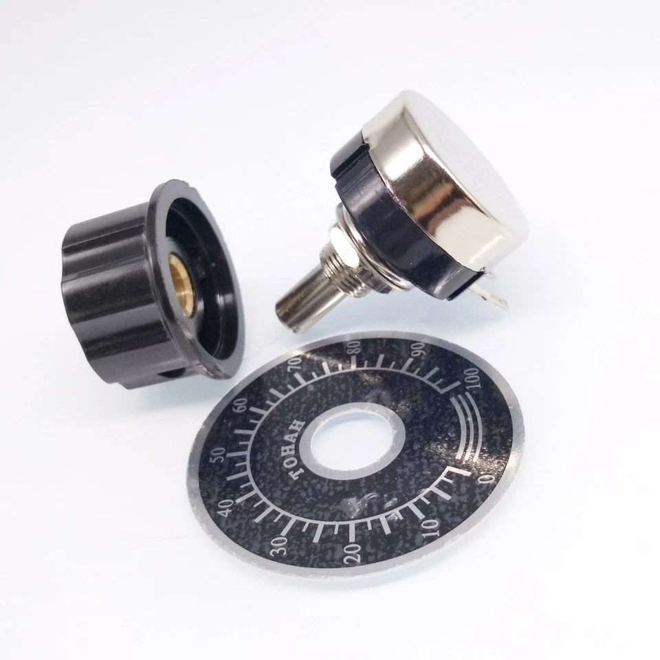 AU Stock  10K Potentiometer RV24YN 20S B103 24mm with knob and Digital Scale - image 3 of 4