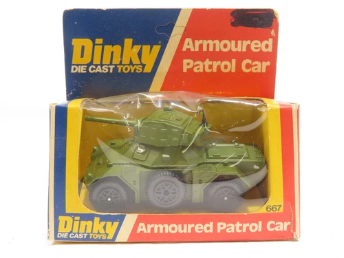 Dinky 667 Vintage Armored Patrol Car NIB