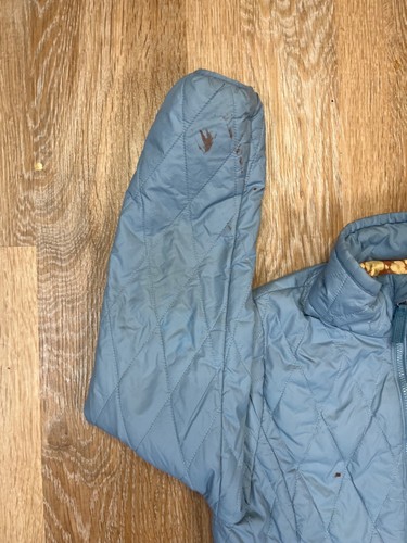 Patagonia Jacket Youth Large Blue Nano Puff Diamond Quilt Outdoors Girls 12 - Picture 2 of 14