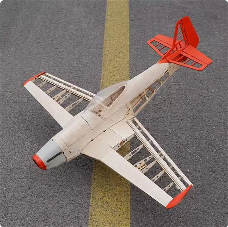 Upgraded RC Plane Laser Cut Balsa Wood Airplane P51 1000mm Model Kit Wingspan - Image 2 of 4