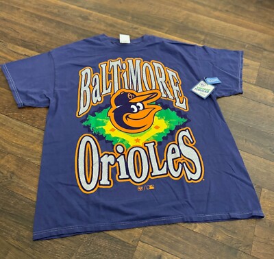 47' brand Vintage Tubular BALTIMORE ORIOLES  men's t-shirt, navy,  SM/MED, New