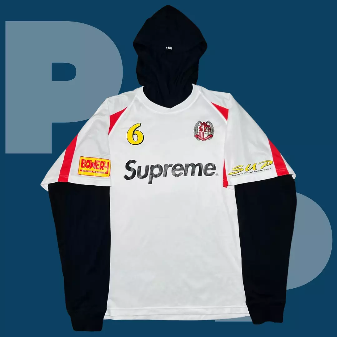Maillot de foot Supreme à capuche (moyen)