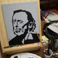 Lorenzo Ragno Celli Charles Bukowski - Acrylic Painting On Canvas