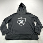 Nike Las Vegas Raiders Hoodie Womens 2XL XXL Black Sweatshirt NFL Ladies