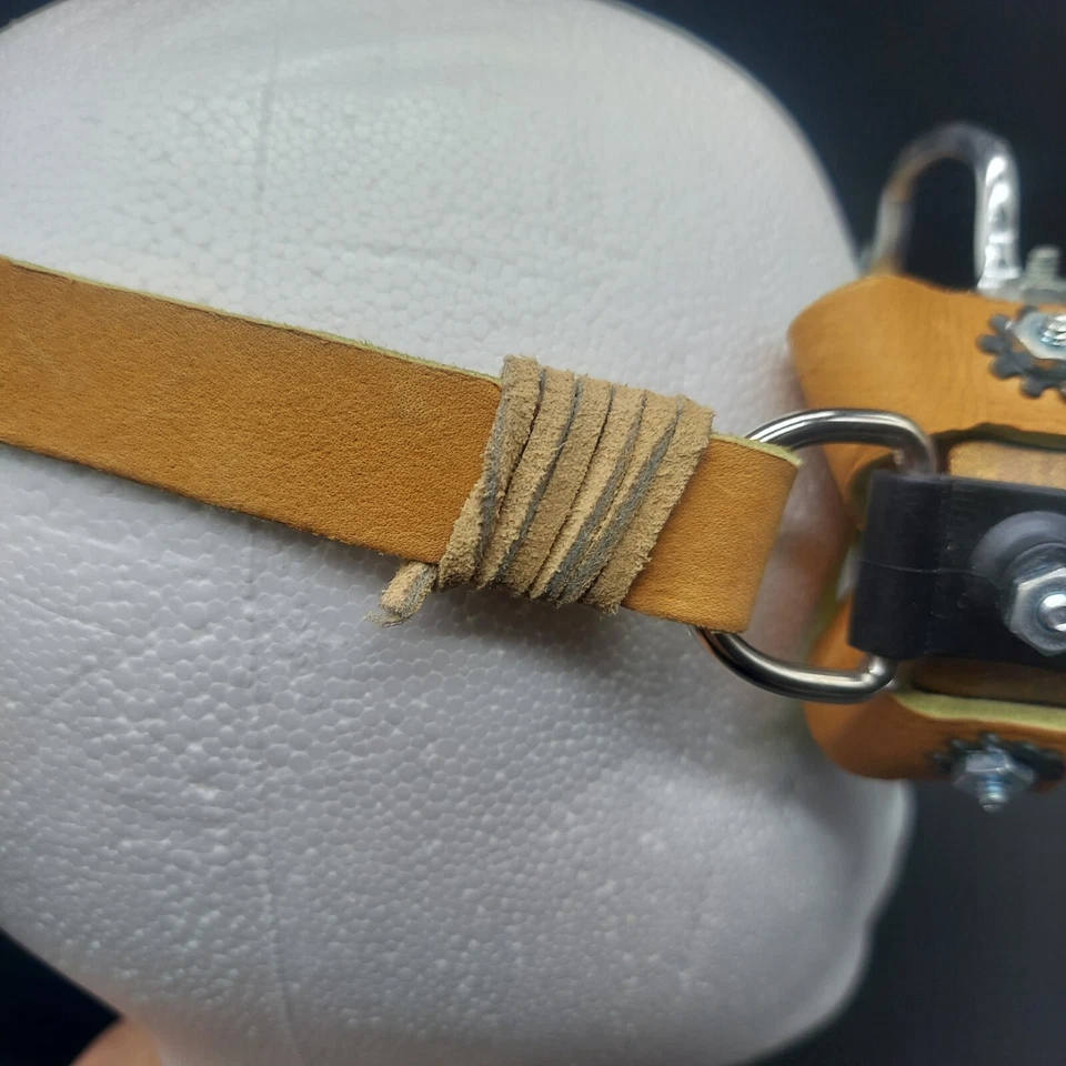 Personalizado Hágalo Usted Mismo Steampunk Google PVC Cuero Metal Gótico Halloween Juegos con disfraces Teatro Foto 3 de 4