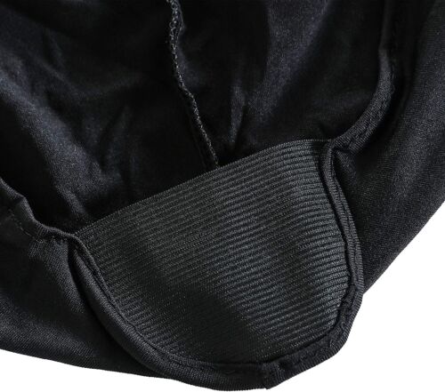 Wrinkle-Resistant Black Spandex Table Covers - 6ft Fitted Tablecloths for Events - Picture 6 of 11