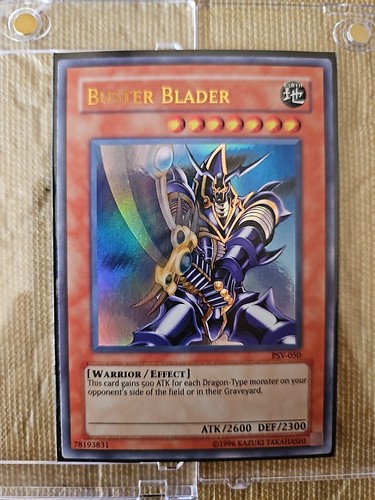 "Authentic Yu-Gi-Oh Card Singles" "Ultra Rare Misprint Buster Blader PSV-050" MC - Picture 4 of 24