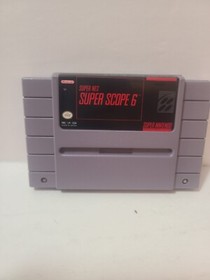 Super NES Super Scope 6 (Super Nintendo SNES 1992) Authentic Game Good Shape