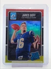 JARED GOFF 2016 DONRUSS OPTIC RATED ROOKIE RED YELLOW PRIZM RC Q4731