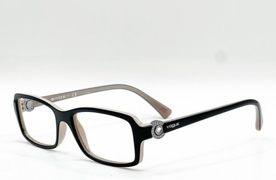 NEW VOGUE VO 5001-B 2350 TOP DARK BLUE/OPAL POWDER AUTHENTIC EYEGLASSES 52-16