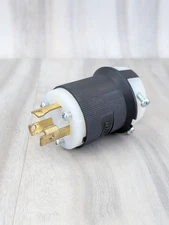 Hubbell Turn & Pull Twist Lock Plug End 30A 250V NEMA HBL2621 Unused Male End