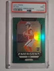 2024 Panini Prizm - Emergent Bo Nix #3 Green Prizm (RC)