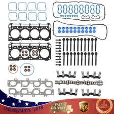 For Dodge Challenger 2011-2015 6.4L V8 MDS Lifters Camshaft Cam Kit Head Gaskets
