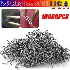 1000Pcs 0.8mm Hot Staples Plastic Welding Wave Stapler for Car Bumper Repair Kit