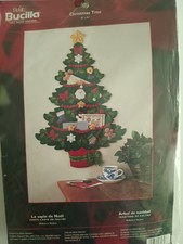 Bucilla Christmas Tree Felt Card Holder Kit 20" x 30" 84826 Maria Stanziani NEW