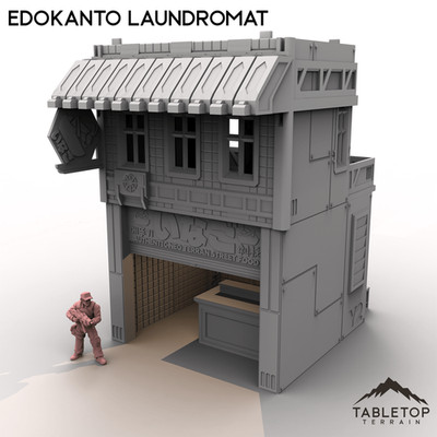 EdoKanto Locust Eatery - Cyberpunk Tabletop Terrain