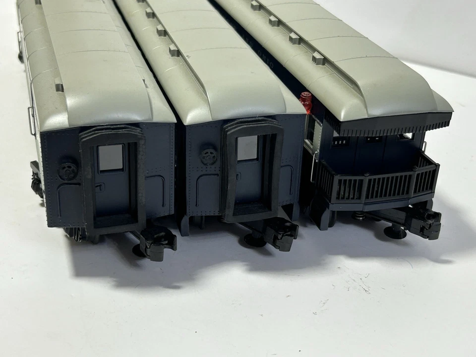 Set of 3 Rail King B &O Madison Cars 30-4150 A B & C in Original Box. TESTED - Image 3 of 4