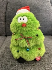 New  Simply Genius Dancing Singing Plush Rockin Around the Christmas Tree 12 “ 