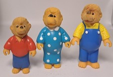 VTG 1986 Berenstain Bears McDonald's Happy Meal Lot Mama Polka Dot-Papa Brother