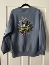 E.S.P. Embroidered Dragon Japan Crewneck Sweatshirt Men’s Medium